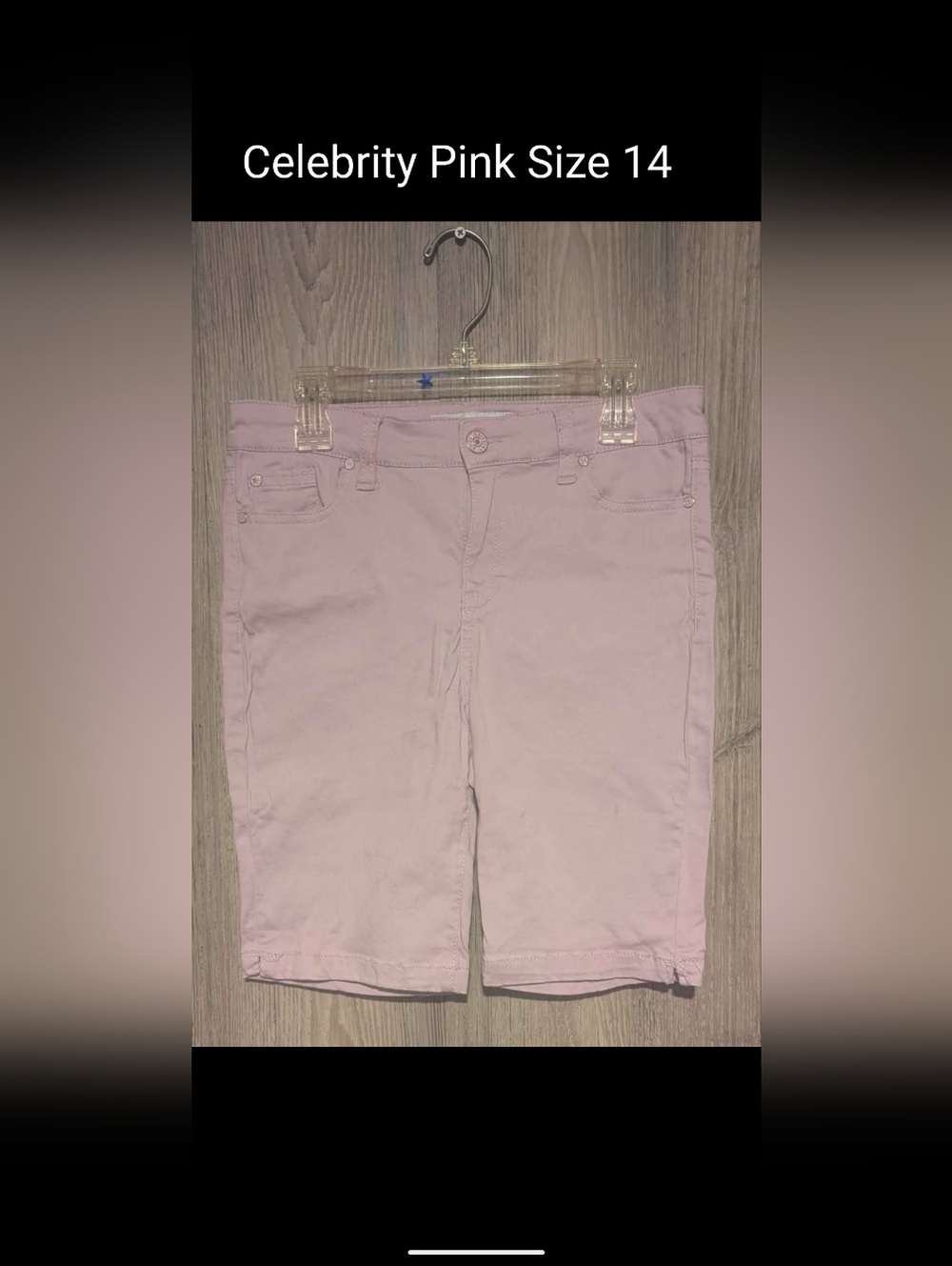 Celebrity Pink Light Pastel Pink Bermuda Shorts
